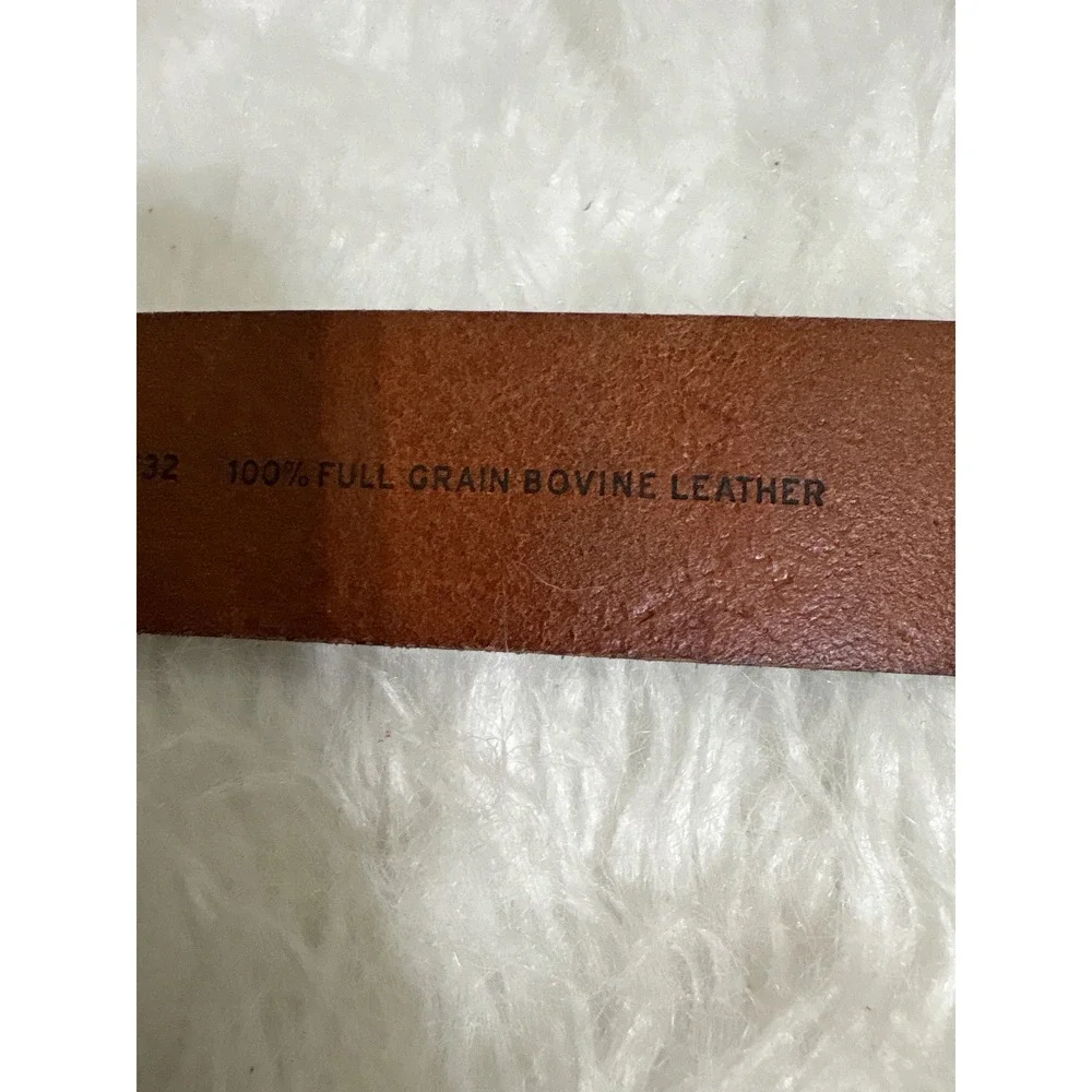 Levis Belt Mens  Brown Full Grain Bovine Leather Ranch Americana wear Western 32